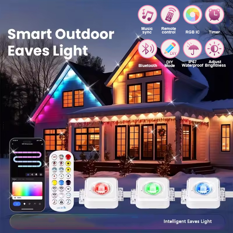 Smart Garden Outdoor - Luci esterne permanenti da 150 piedi