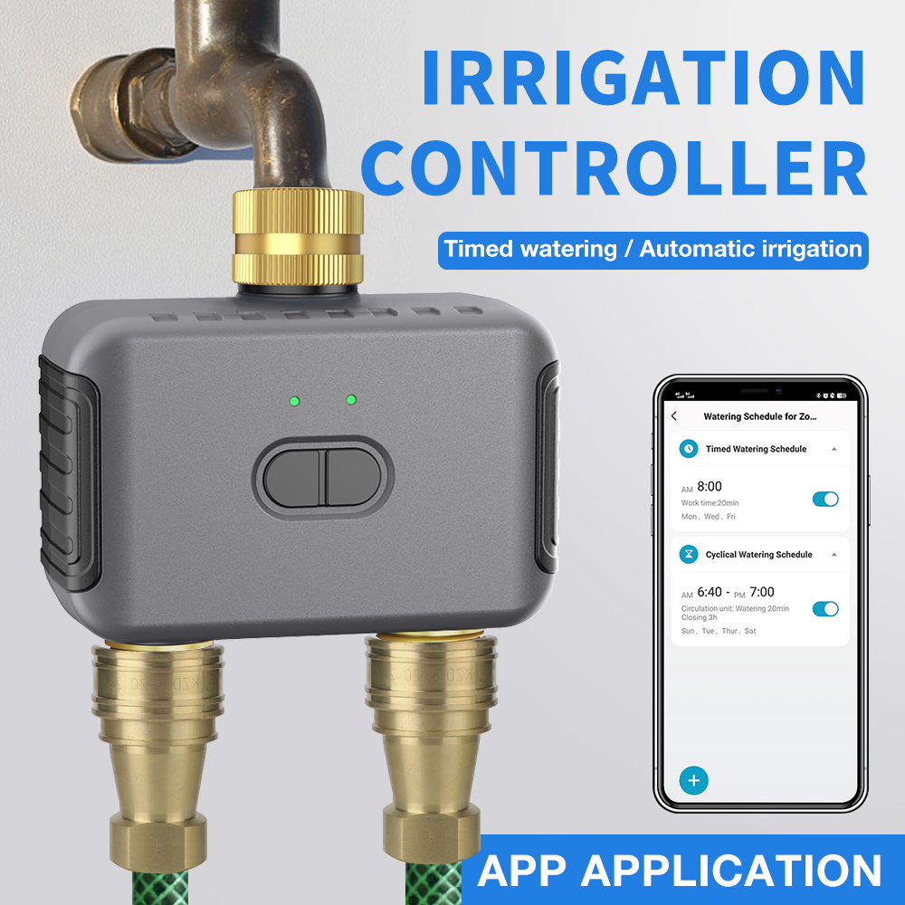 Smart Garden - Tuya timer per irrigazione a 2