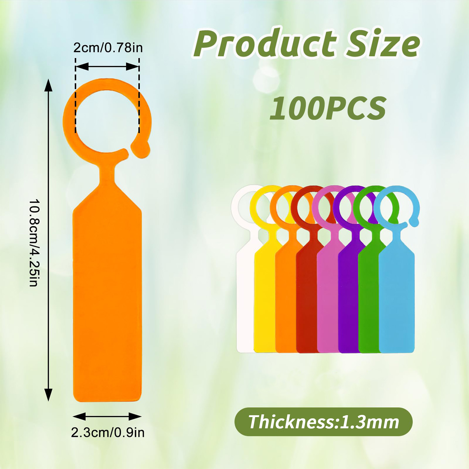 100 Pezzi 10.7x2.3CM Etichette - Garden Journal Planner recensione e prezzo